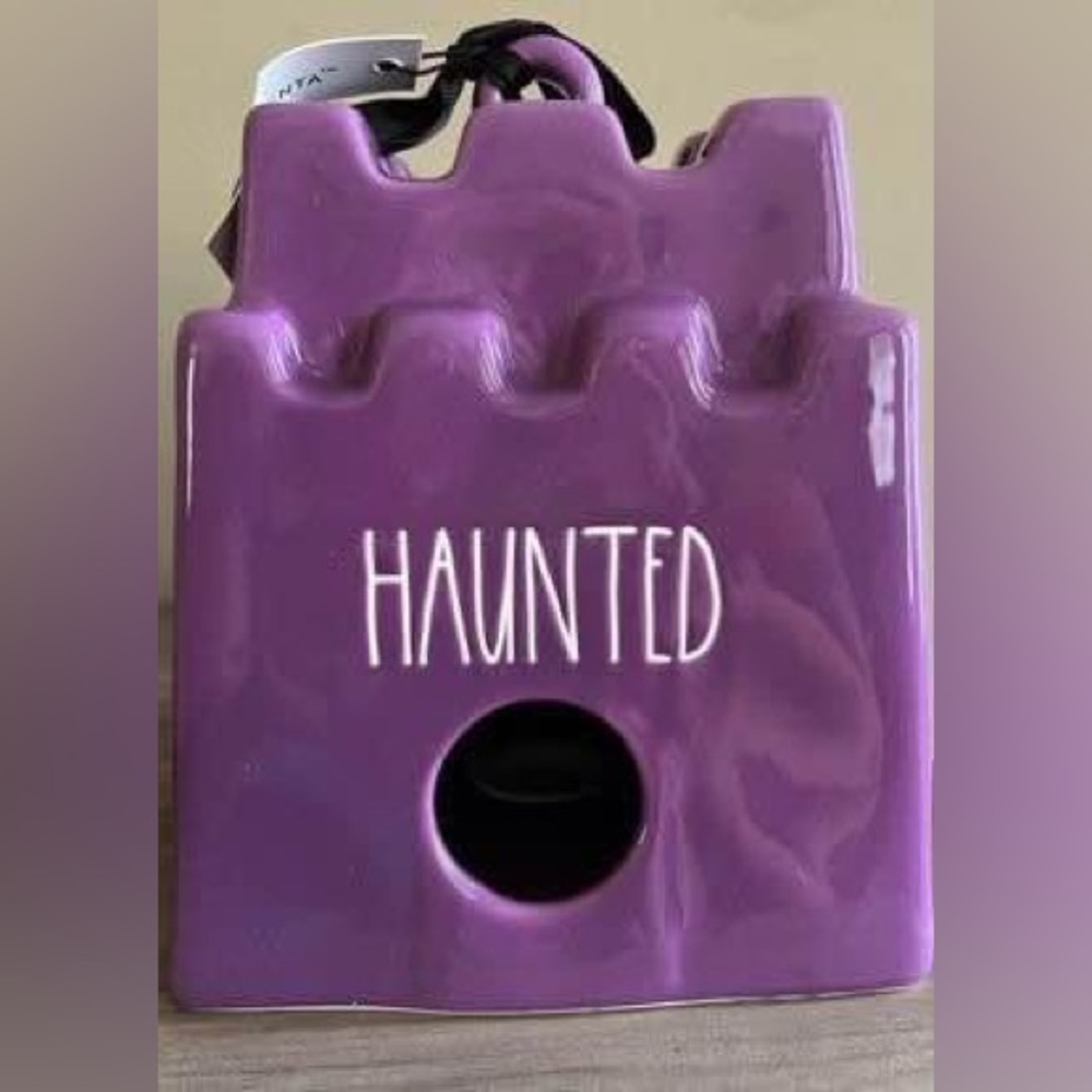 Rae Dunn Haunted Castle Birdhouse Decor